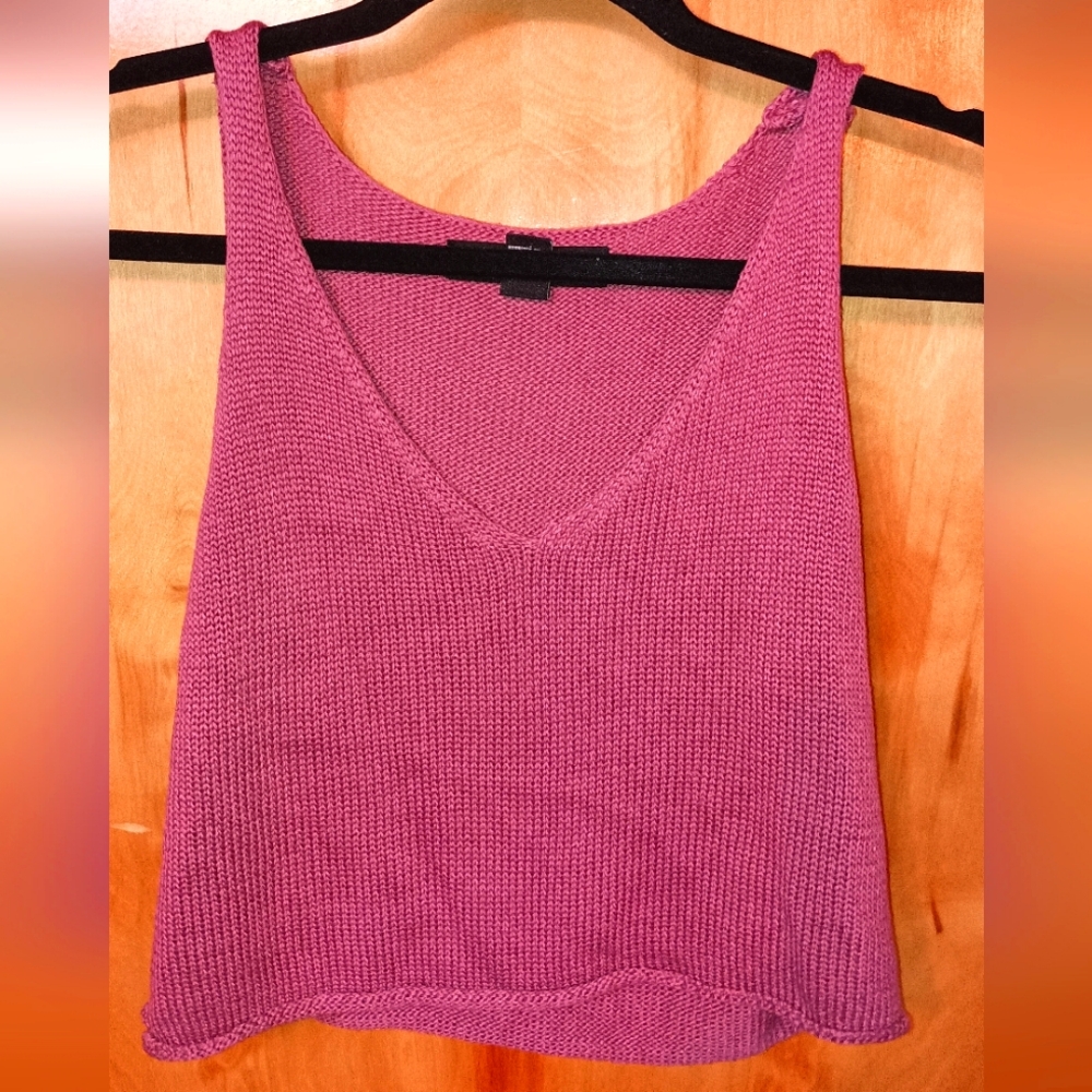 F21 knit tank top M